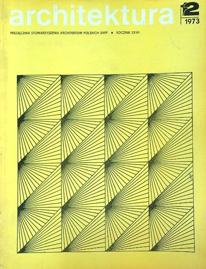 Architektura 12/1973 - copertina