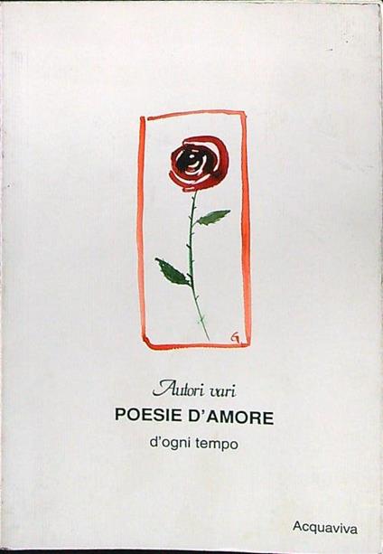 Poesie d'amore d'ogni tempo - copertina