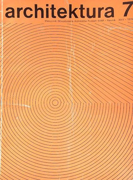 Architektura 7/1970 - copertina