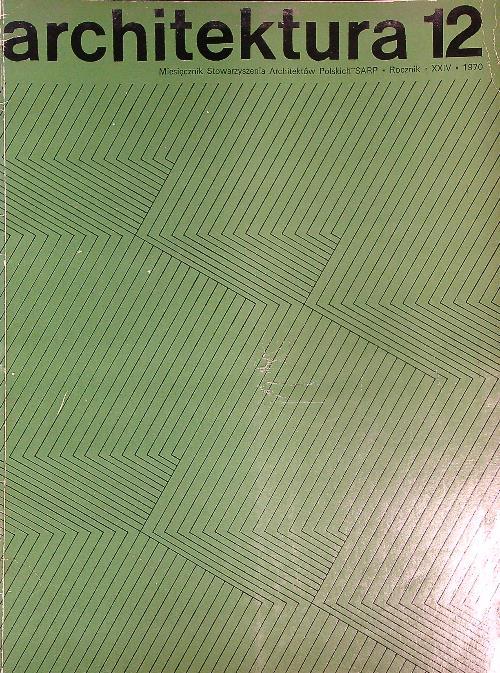 Architektura 12/1970