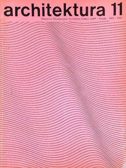 Architektura 11/1970 - copertina