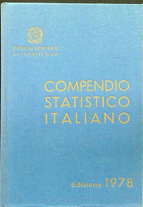 Compendio statistico italiano 1978 - copertina