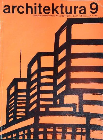 Architektura 9/1971 - copertina