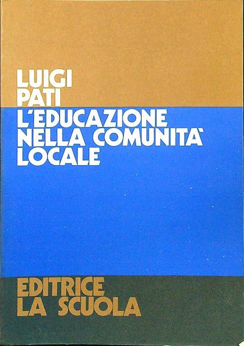 L' educazione nella comunità locale