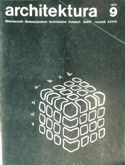 Architektura 9/1974 - copertina