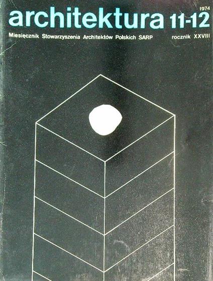 Architektura 11-12/1974 - copertina