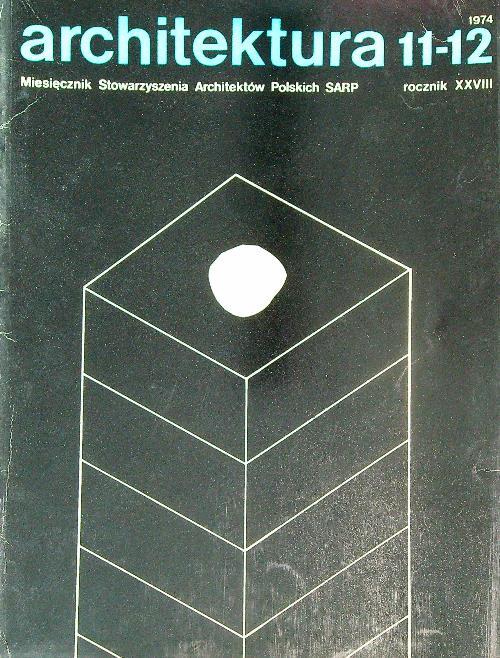 Architektura 11-12/1974