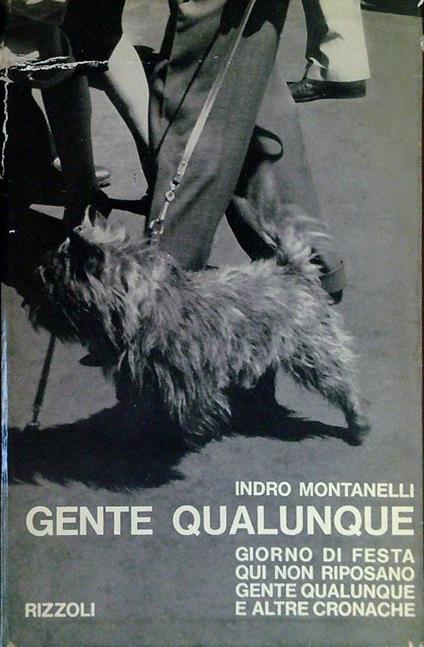 Gente qualunque - Indro Montanelli - copertina