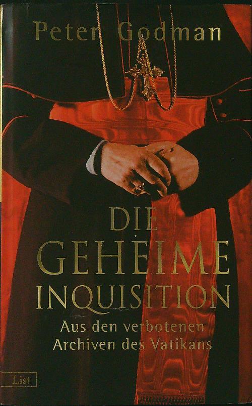 Die  geheime inquisition - Peter Godman - copertina