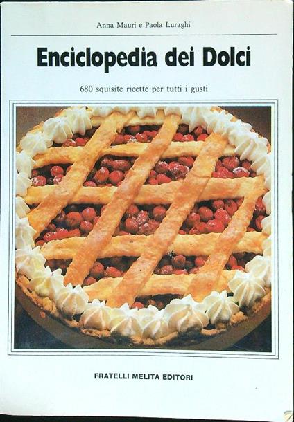 Enciclopedia dei dolci - Mauri - copertina