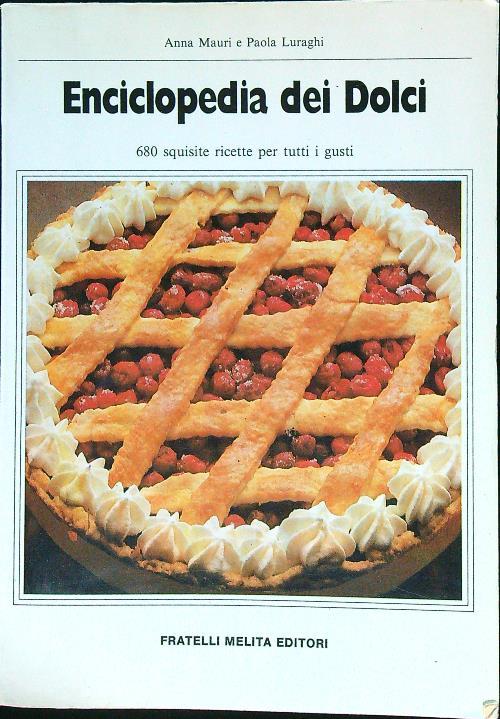Enciclopedia dei dolci - Mauri - copertina