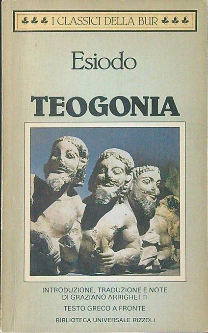 Teogonia - Esiodo - copertina