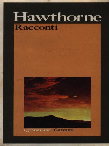 Racconti - Nathaniel Hawthorne - copertina