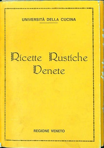 Ricette rustiche venete - copertina