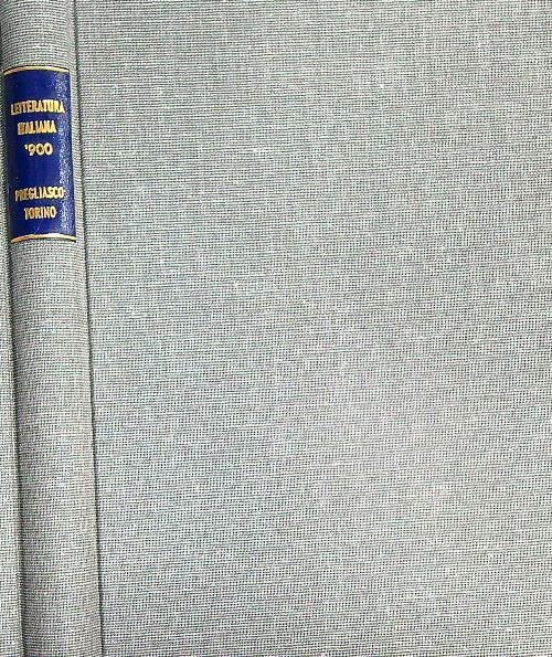 Letteratura italiana del novecento catalogo 52 e 56