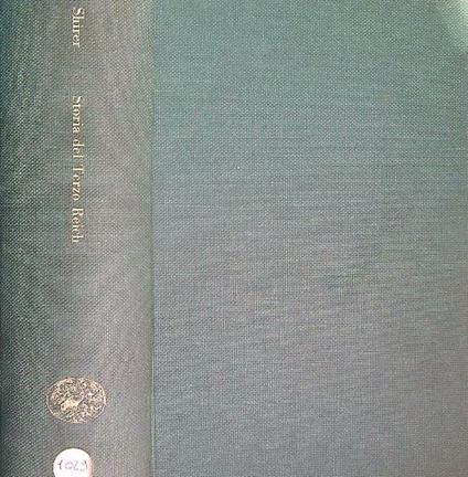 Storia del Terzo Reich - William Shirer - copertina