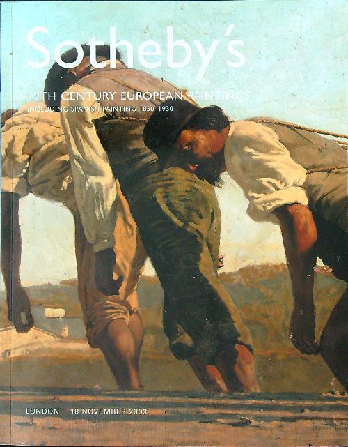 Sotheby's 19th century european paintings 18 november 2003
