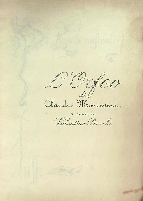 L' Orfeo di Claudio Monteverdi
