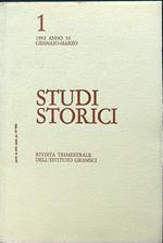 Studi storici 1992 anno 33 n.1 gennaio-marzo