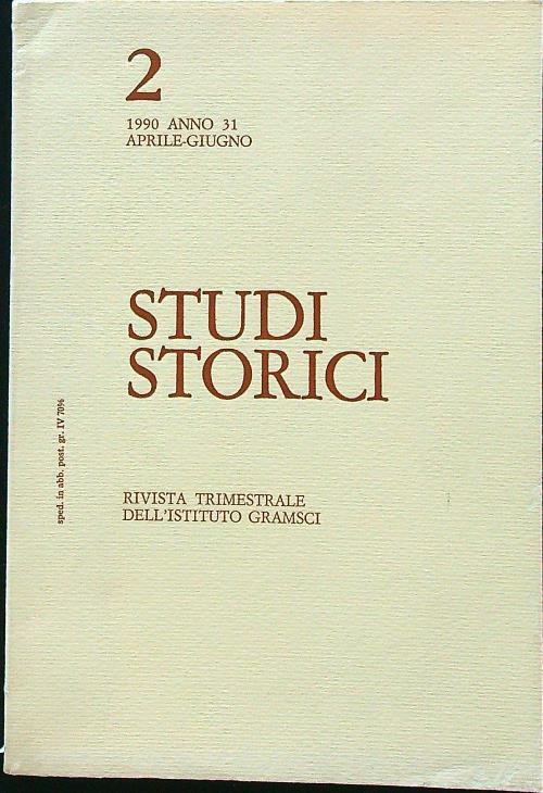 Studi storici 1990 anno 31 n.2 aprile-giugno - copertina