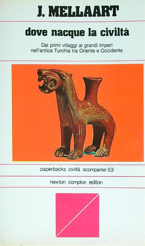 Dove nacque la civiltà - J. Mellaart - copertina