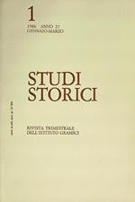 Studi storici 1/1986
