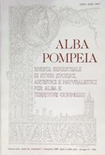 Alba Pompeia Anno XI - Fasc I - I semestre 1990
