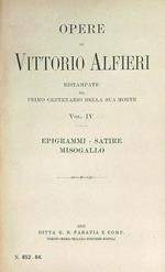 Opere ristampate nel primo centenario della sua morte. Vol IV 