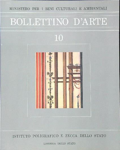 Bollettino d'arte 1981/10 - copertina