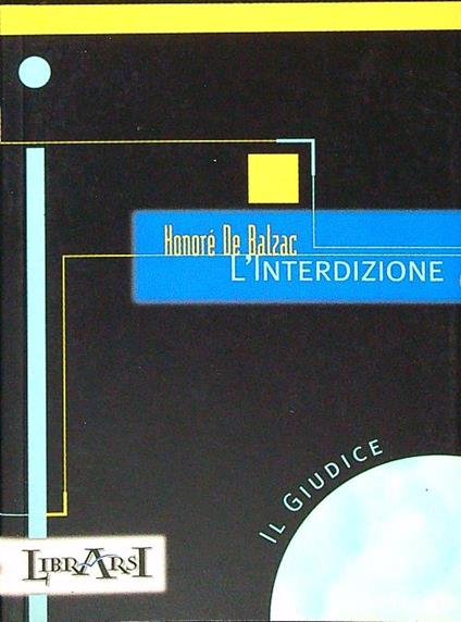 L' interdizione - Honorè De Balzac - copertina