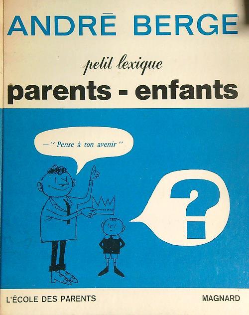 Petit lexique parents-enfants
