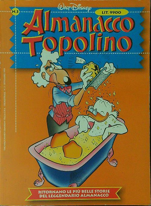 Almanacco Topolino 3 - Walt Disney - copertina