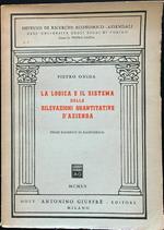 La logica e il sistema delle rilevazioni quantitative d'azienda