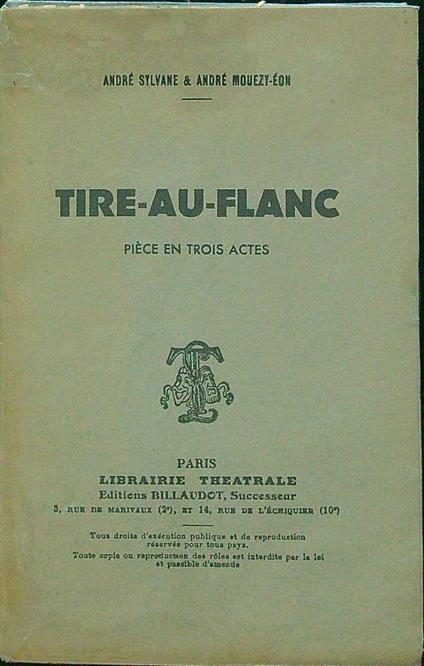 Tire-au-flanc - Sylvane - copertina