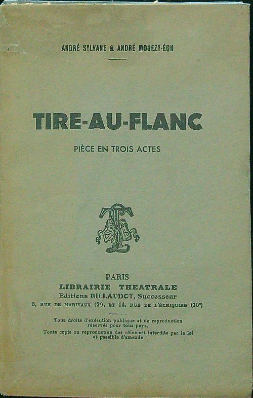 Tire-au-flanc - Sylvane - copertina