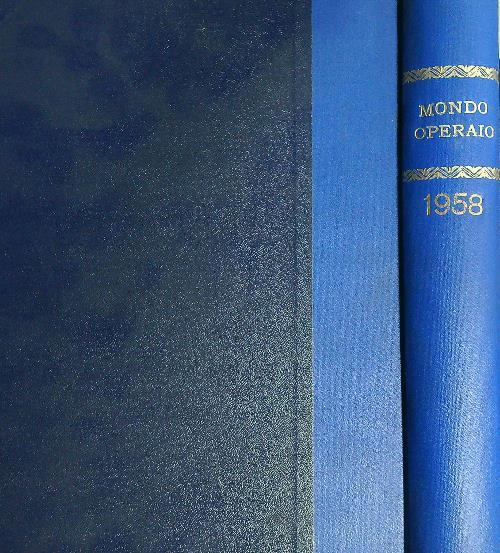 Mondo Operaio Annata 1958