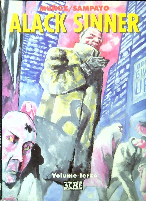 Alack Sinner Volume terzo - Munoz - copertina
