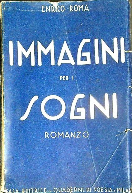 Immagini per i sogni - Enrico Roma - copertina