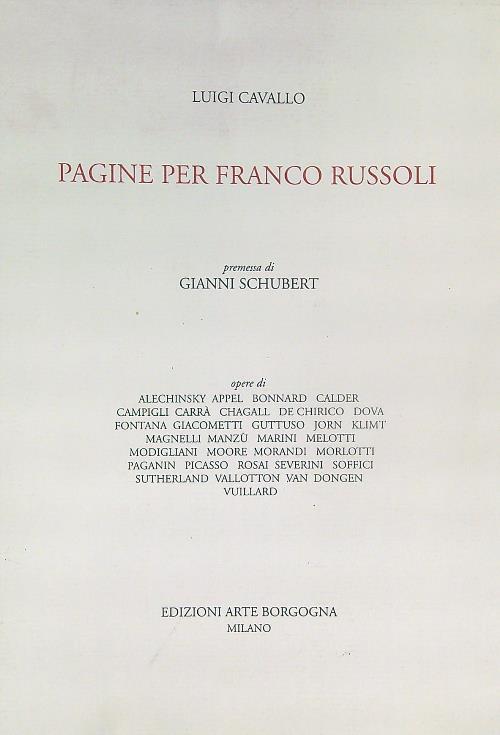 Pagine per Franco Russoli