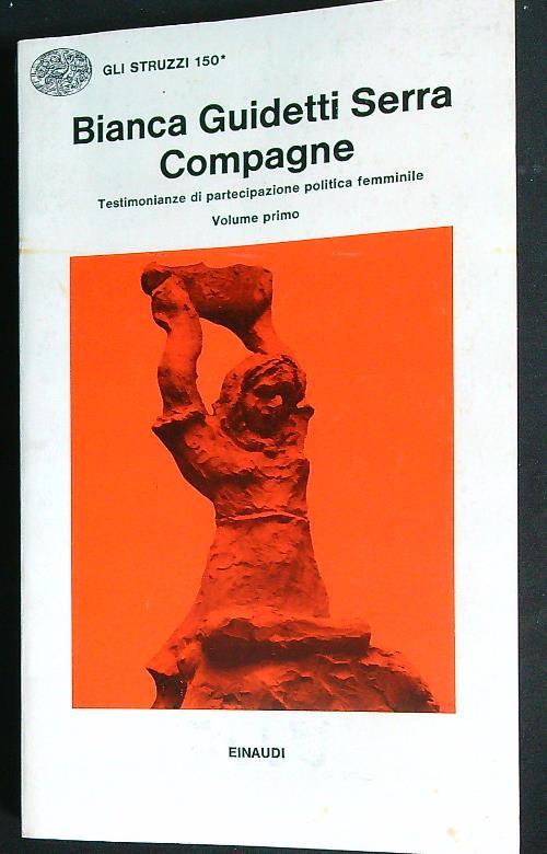 Compagne. Vol 1 - Bianca Guidetti Serra - copertina