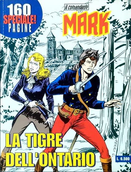 Il Comandante Mark. Speciale 10 - La tigre dell'Ontario - copertina