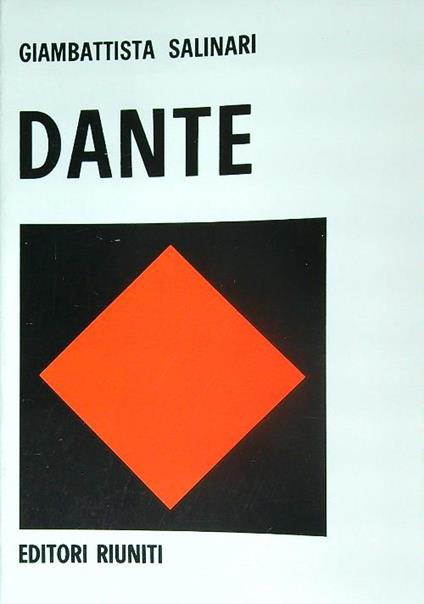 Dante e altri saggi - Giambattista Salinari - copertina