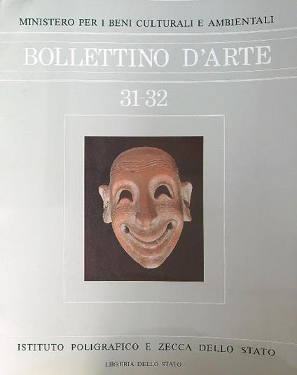 Bollettino d'Arte 31-32 - copertina