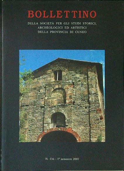 Bollettino Società studi storici 136 - 2007 - copertina