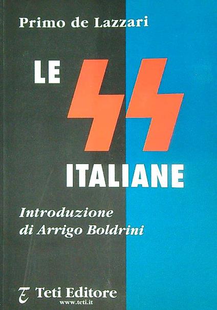Le ss italiane - Primo De Lazzari - copertina