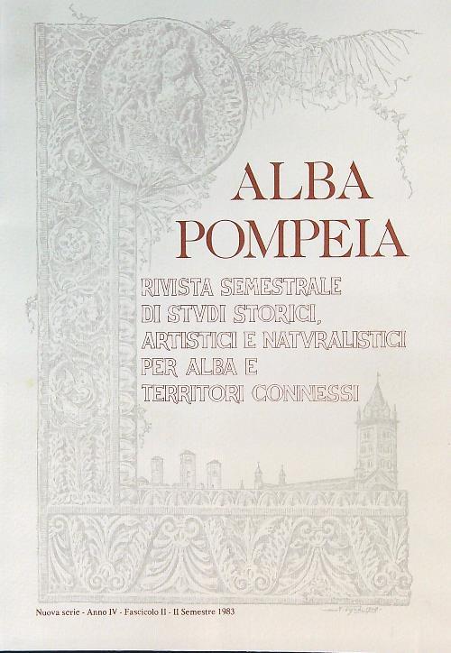 Alba Pompeia Fasc II - II sem 1983
