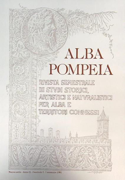 Alba Pompeia Fasc I - I sem 1981 - copertina