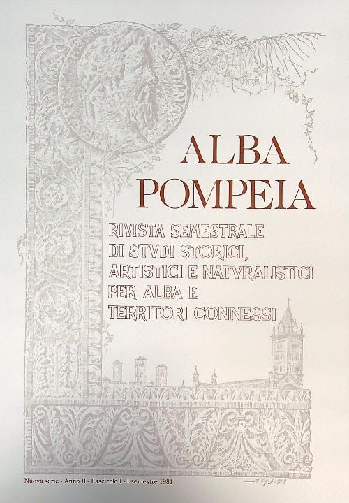 Alba Pompeia Fasc I - I sem 1981