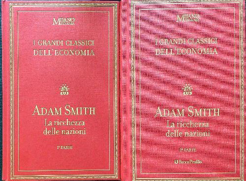 La ricchezza delle nazioni. 2vv - Adam Smith - copertina