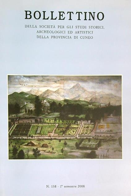 Bollettino  138/1 sem 2008 - copertina